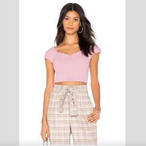 NWT ✨ J.O.A. Short Puff Sleeve Crop Top